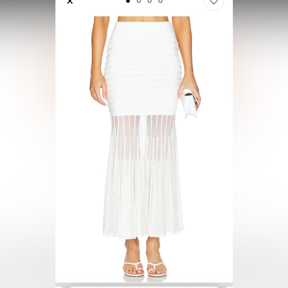 Franki Skirt in White Alexis
